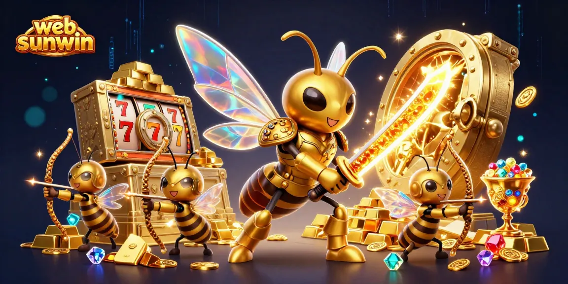 Experience the thrill of gaming with web sunwin in this vibrant 3D casino illustration.